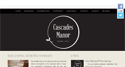 Desktop Screenshot of cascadesmanor.com
